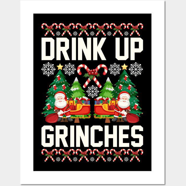 Drink Up Grinches Wall Art by 1AlmightySprout